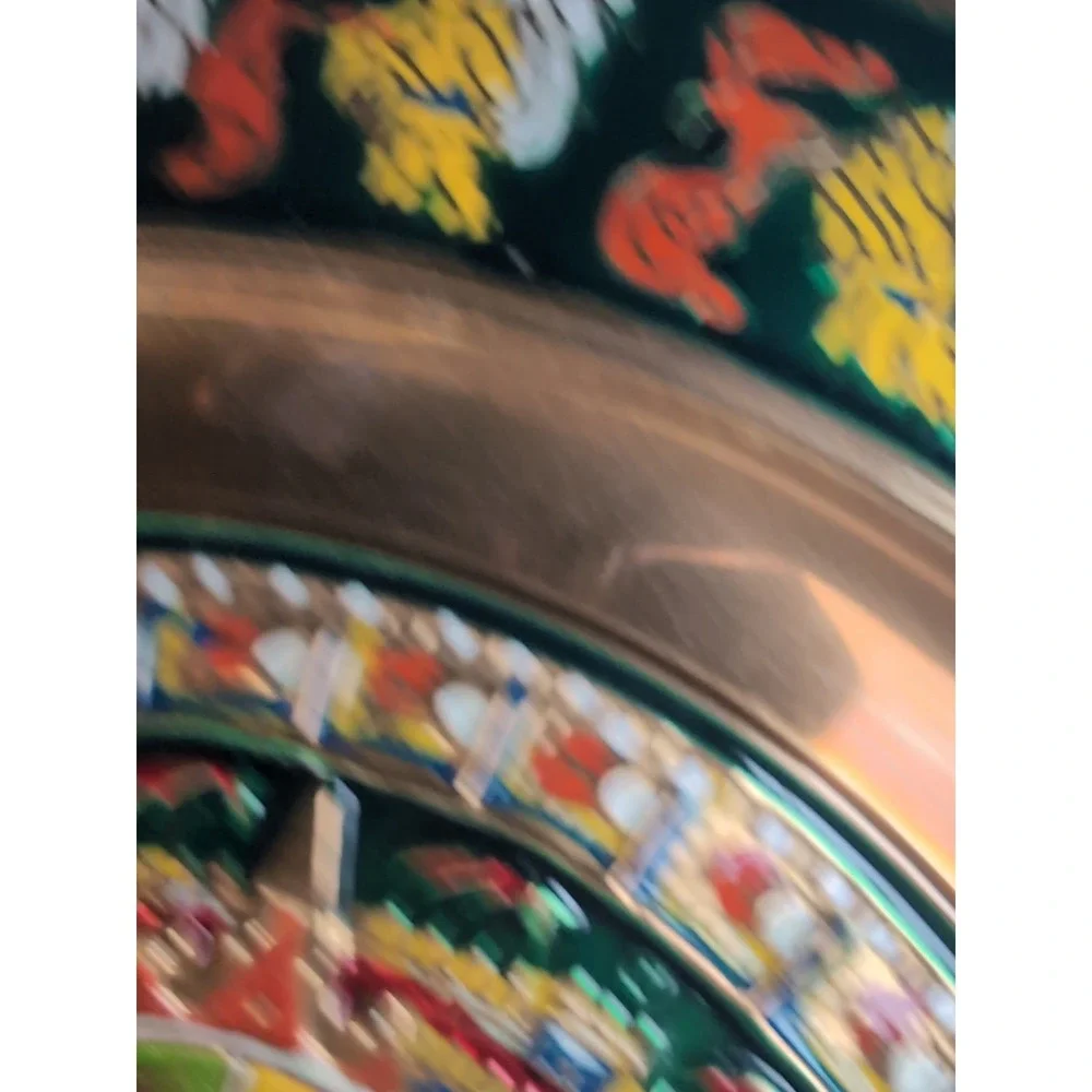 Handcrafted Cancun Mexico Enameled Aztec 11